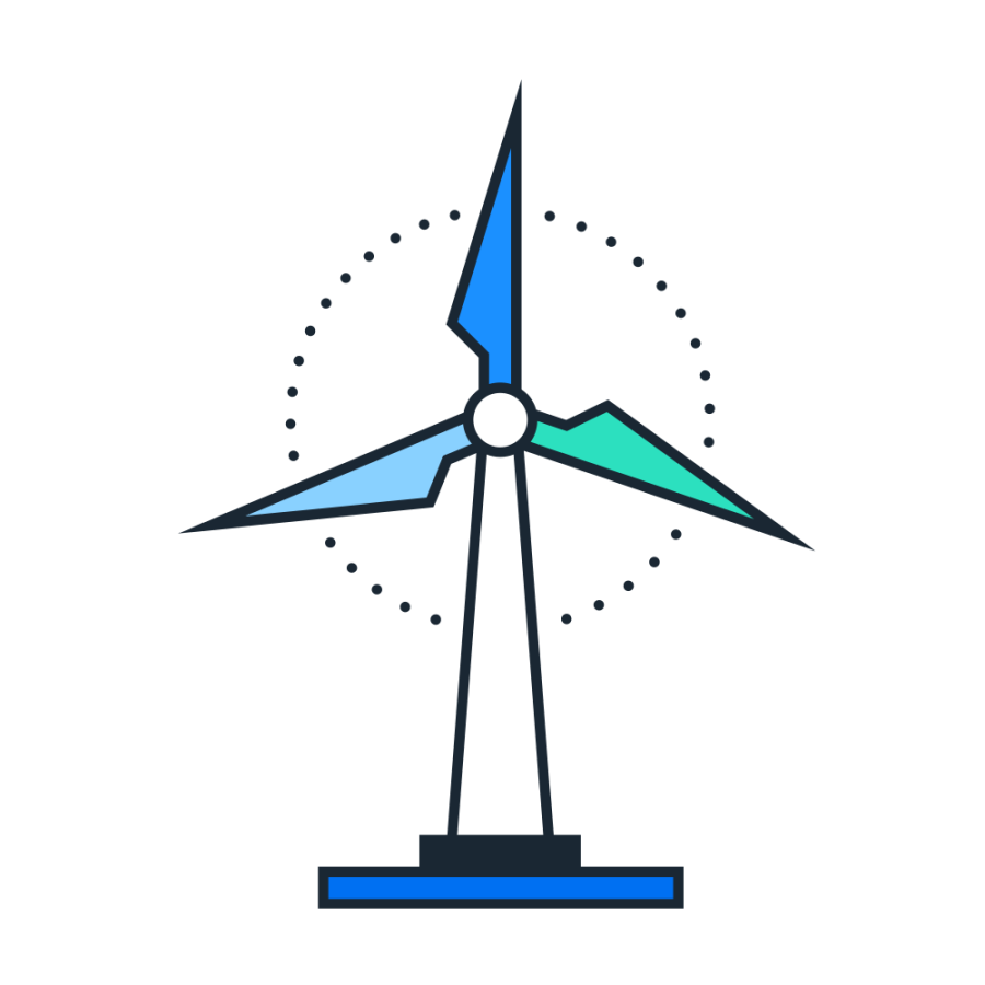 graphic of windmill